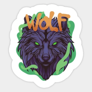Pop wolf Sticker